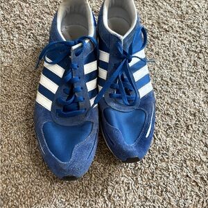 Adidas Blue and White Athletic Shoes